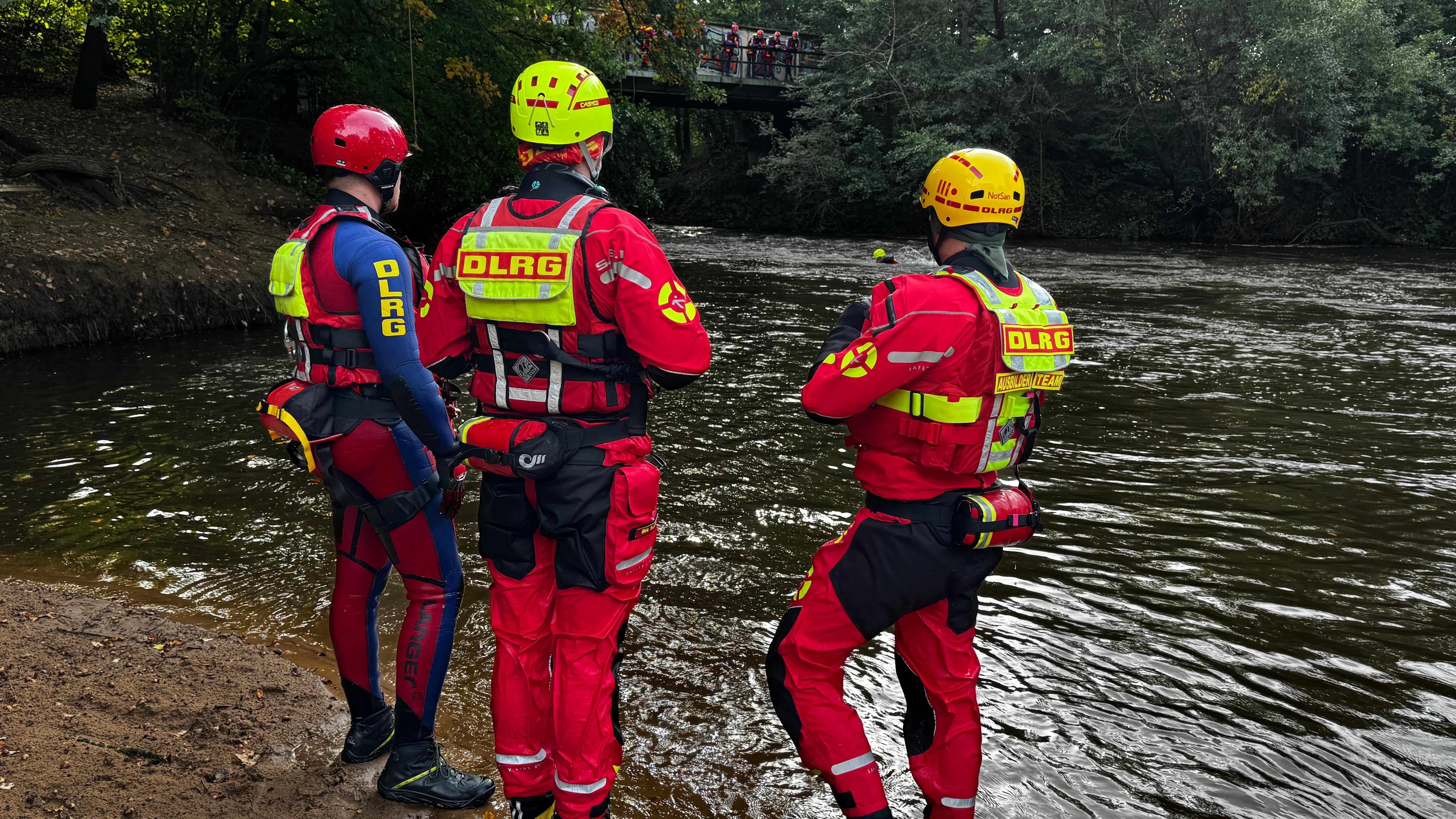 Projektfoto: Trupp-Ausrüstung Strömungsrettung